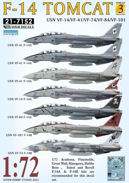 F-14A/B トムキャット | コレクション3 - モデルアート 通販サイト