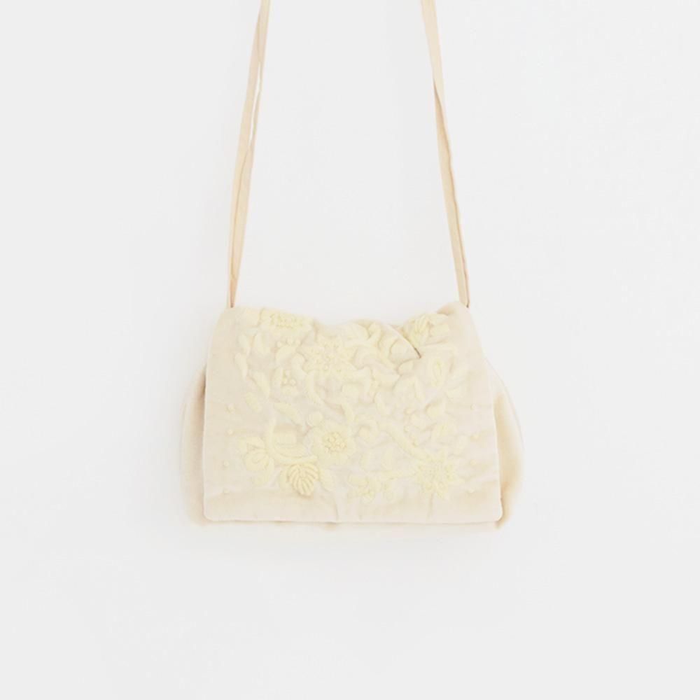 Khadi&Co. | ベルベットフラップショルダーバッグ 2colors