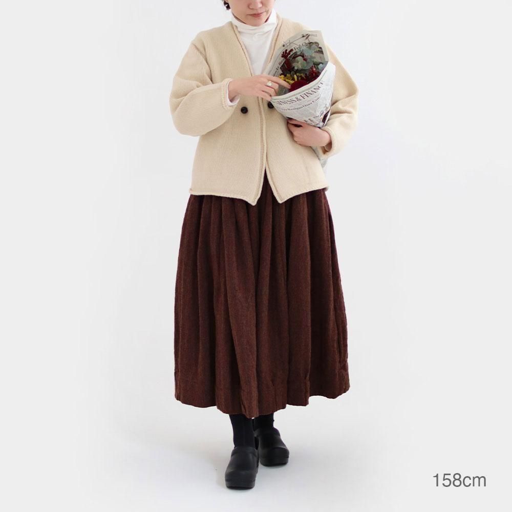 Atelier d'antan | アシンメトリーニットカーディガン〈 Degas 〉 4colors