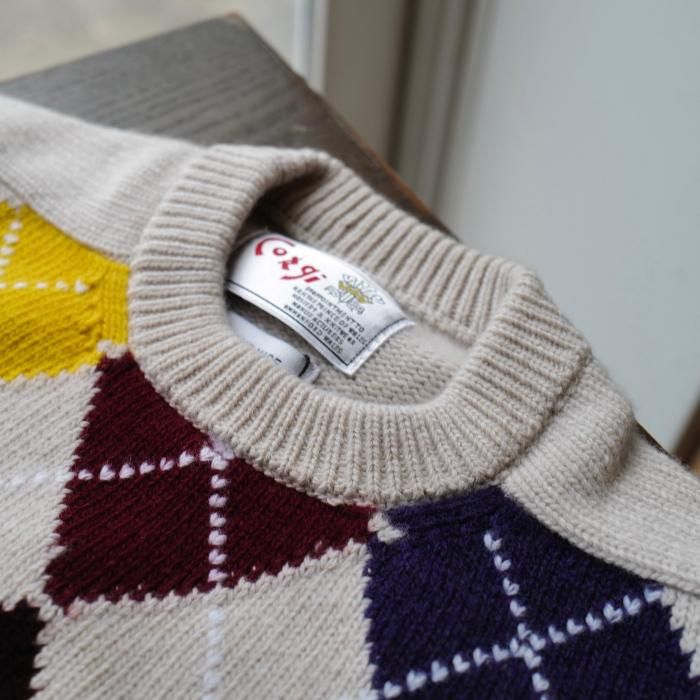 Corgi】「Hand Intarsia」15色ハンドインターシャ4plyジーロン