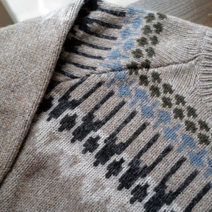 Corgi】カシェート別注6plyジーロンラムズウールノルディック柄