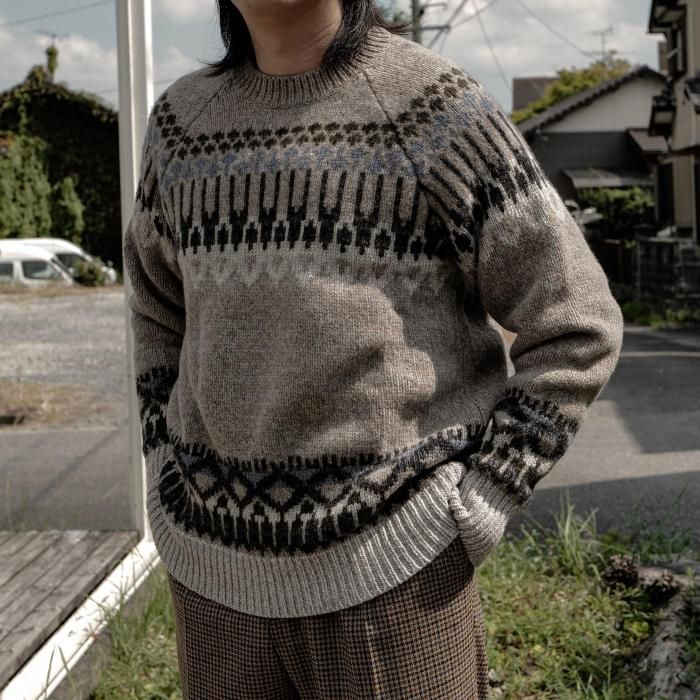 Corgi】カシェート別注6plyジーロンラムズウールノルディック柄