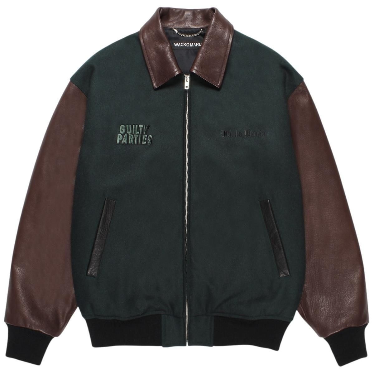 WACKOMARIA《ワコマリア》LEATHER VARSITY JACKET(TYPE-1)(25FW-WMO