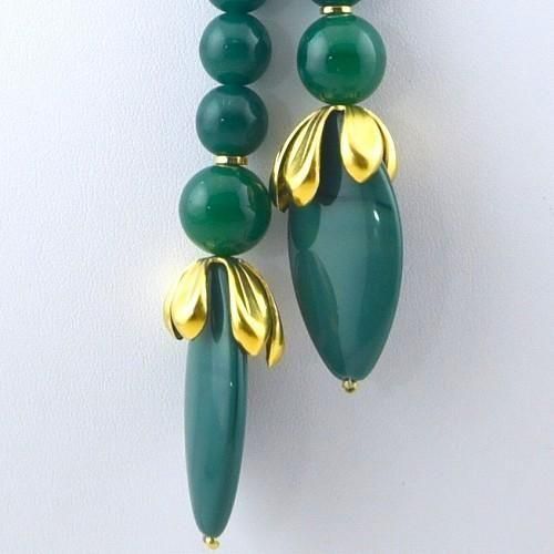 フィリップフェランディス | マグノリアグリーンネックレス - 世界の