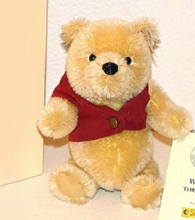 シュタイフ くまのプーさん 75周年記念 ぬいぐるみ STEIFF シュタイフ