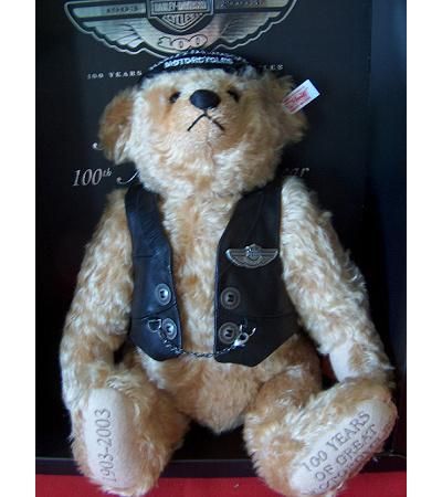 Steiff ハーレーダビッドソン 100周年記念ベア1903 EAN666476 - Steiff