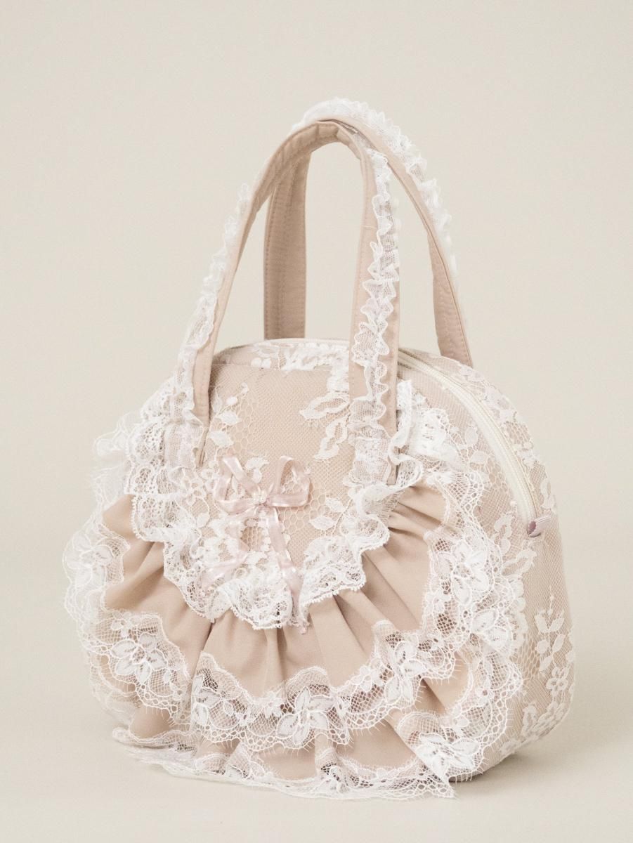 さえら：ヒスクローネ サークルフリルバッグ（52-h010) - さえら