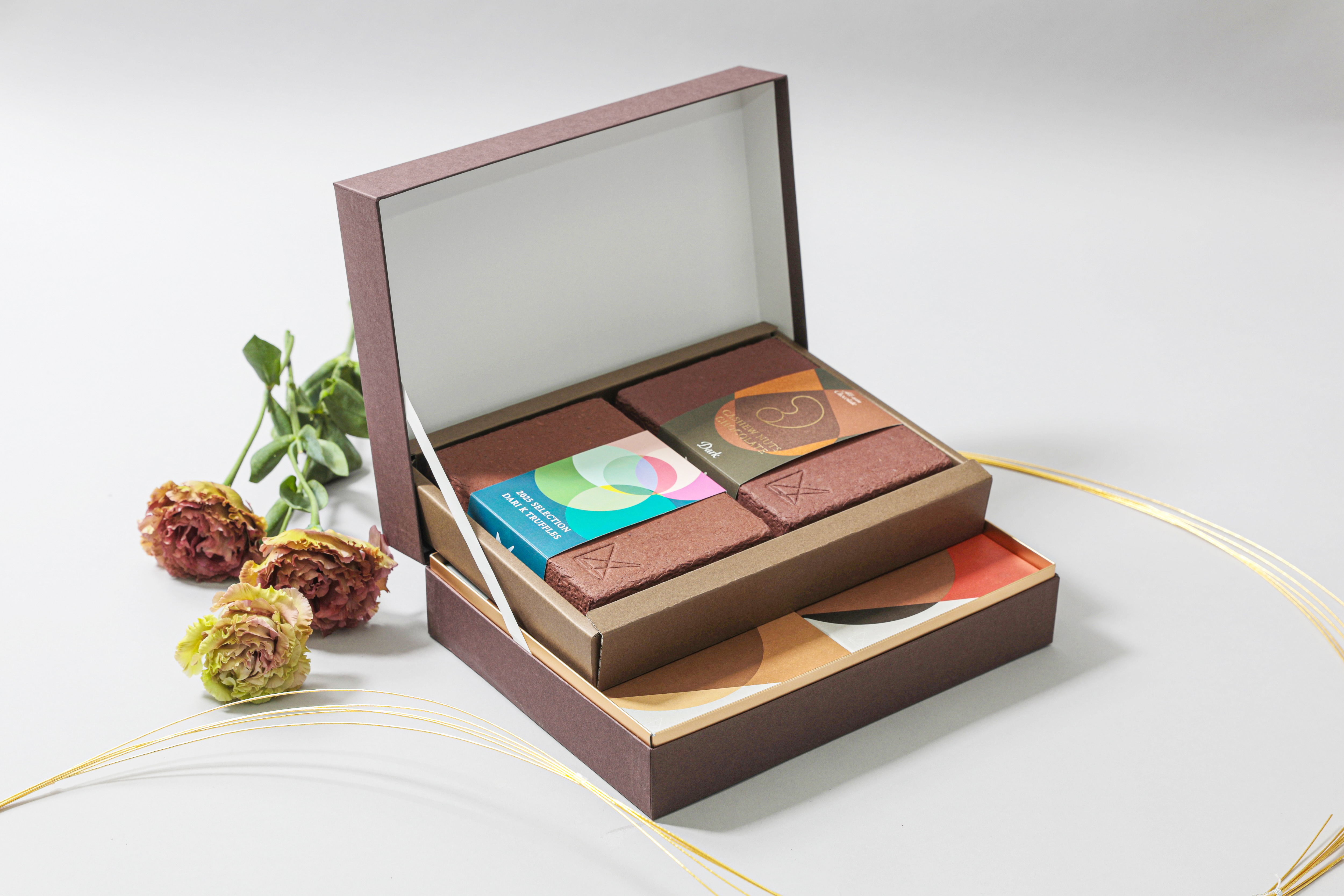 スイーツセットBOX（カシューチョコ・6枚/ミルク）【熨斗対応可】