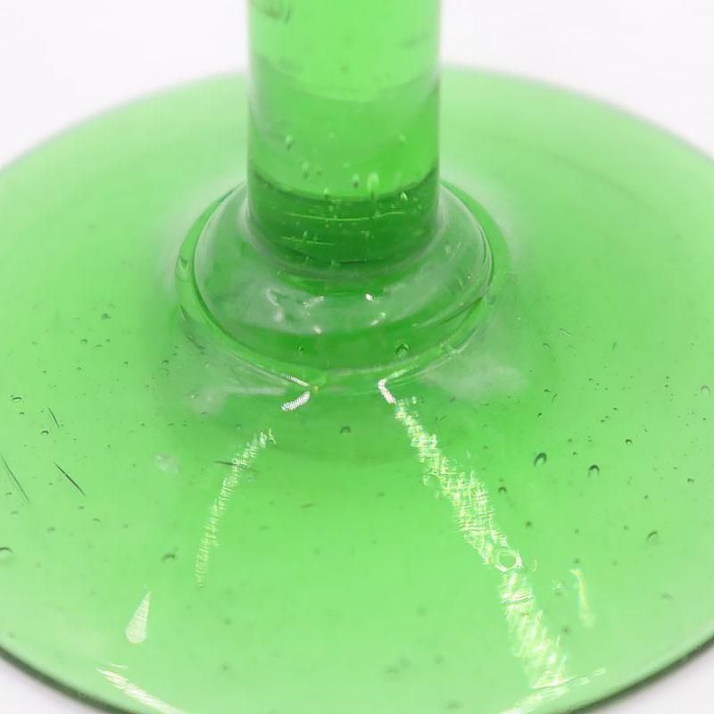 氷コップ レトロガラス 和ガラス 昭和初期 グリーン