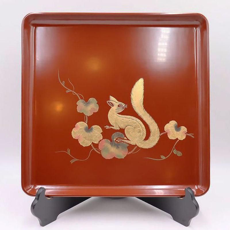 特別出品 アンティーク蒔絵が素敵な菓子皿10枚 鳥と花 風情あり 茶道具