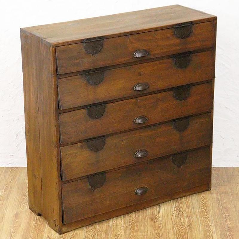 パタパタキャビネット 昭和レトロ 木製パタパタ 下駄箱 引出し付き