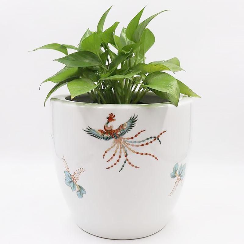 火鉢 昭和期のノリタケ製鳳凰絵柄の上品なアンティーク