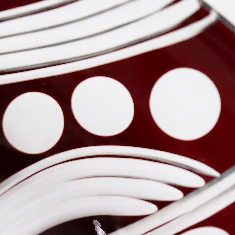 鉢 赤切子 ボウル 大正昭和 直径23cm 高さ10cm