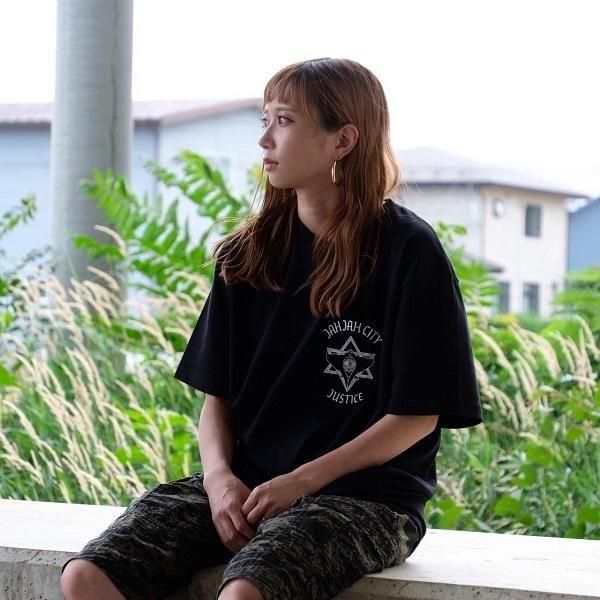 JUSTICE】【じゃじゃめん家羽琉】【studio murasaki】“JAH JAH MEN” T