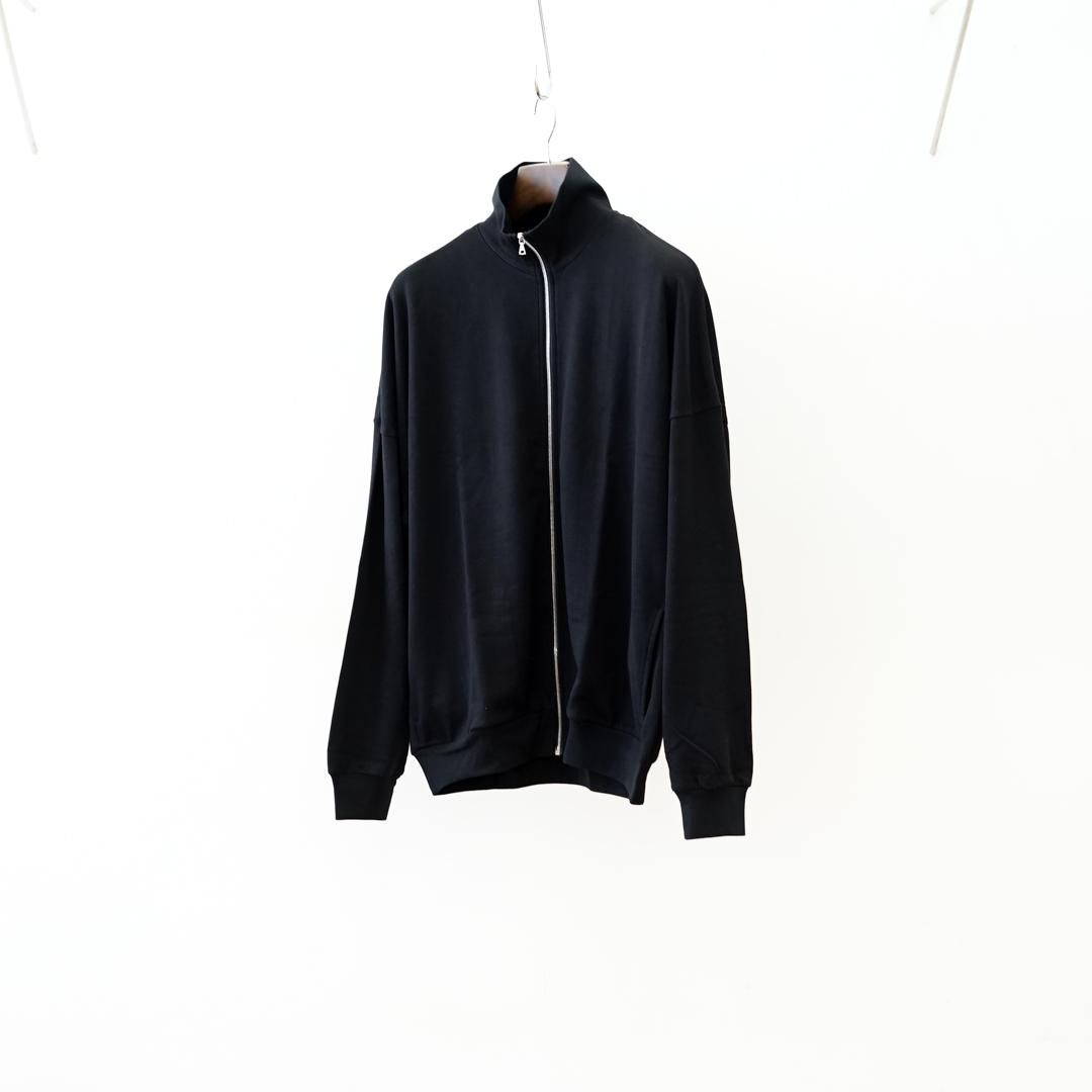 AURALEE(オーラリー)Super High Gauze Sweat Zip Blouson(A23AB01CU)/Black