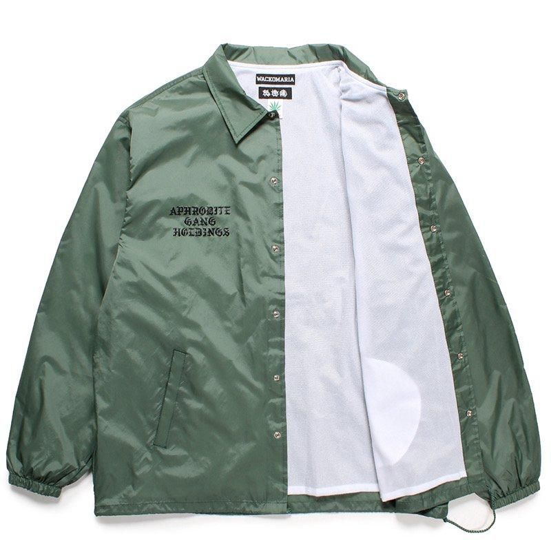 WACKO MARIA(ワコマリア) / 舐達麻 / HIGH TIMES / COACH JACKET GREEN