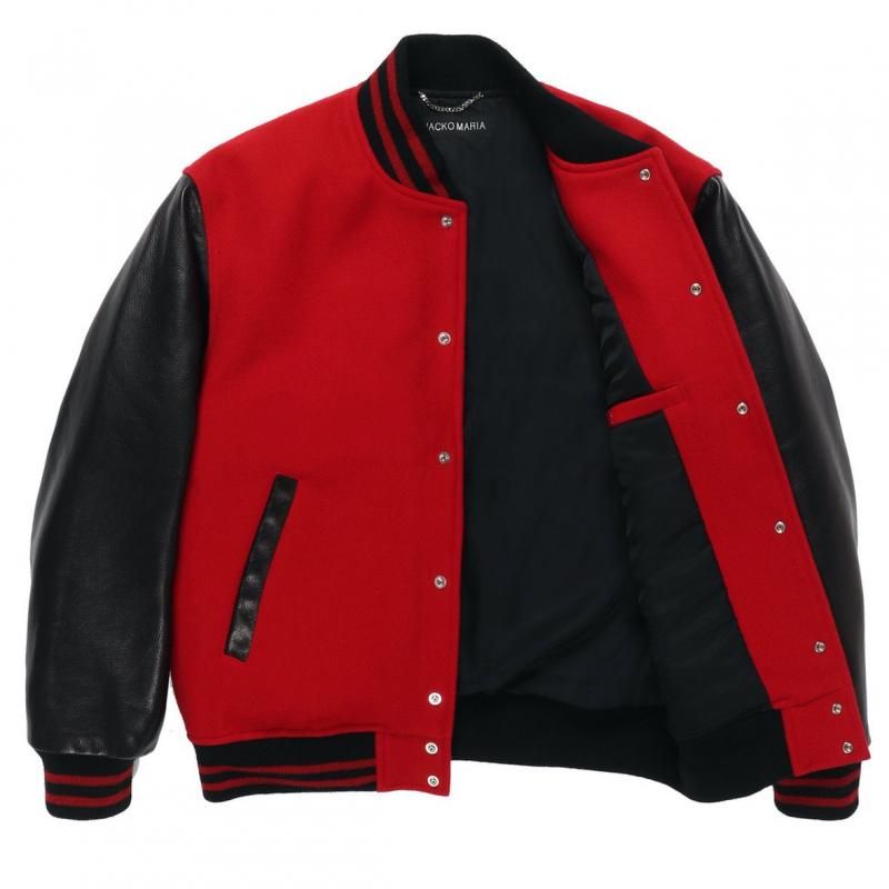 WACKO MARIA(ワコマリア) / LEATHER VARSITY JACKET -B- ( TYPE-2