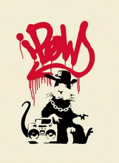 Gangsta Rat|バンクシー,Banksyを買う｜現代アート販売(通販)のハイ
