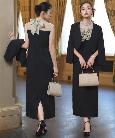 ボレロ＆フリルワンピセットアップ「U1596」