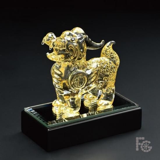 ガラス細工｜神獣｜縁起｜ひきゅう 琥珀大｜フォーカートグラスワークス