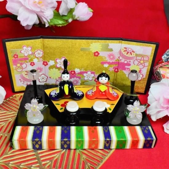 ガラス細工のお雛様｜桃の香雛飾り｜フォーカートグラスワークス