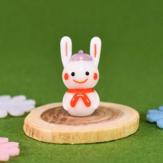 ミニチュアガラス細工｜きのこRD｜フォーカートグラスワークス