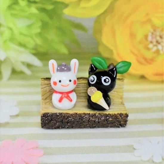 ガラス細工｜エッグハントうさぎ｜フォーカートグラスワークス限定