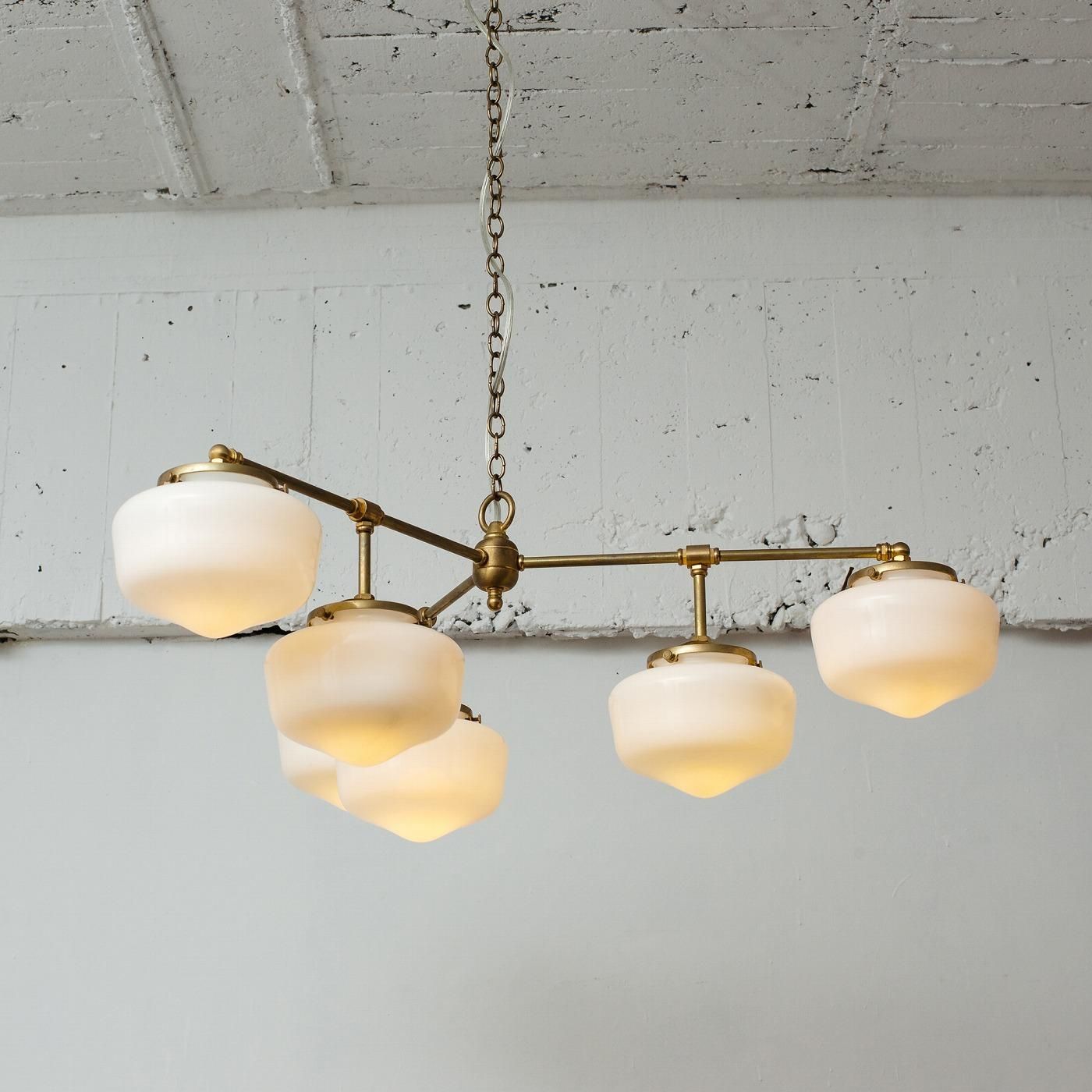 OCH014 6 BULBS CHANDELIER - POINT NO.39｜東京｜五反田｜真鍮照明