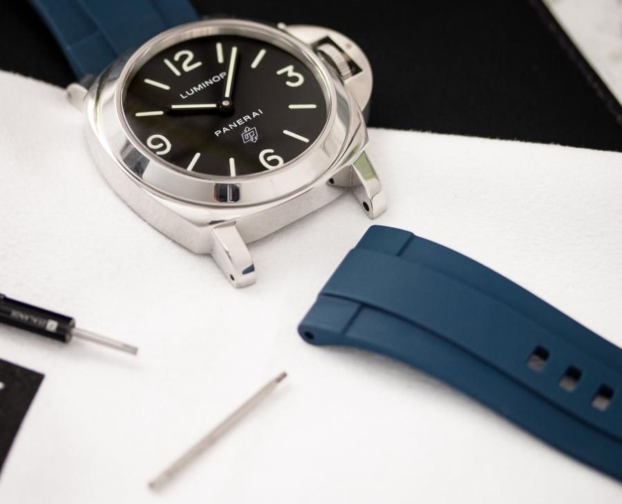 パネライ ラグ幅24㎜用ラバーベルト【EBISU LEATHERオンラインショップ】