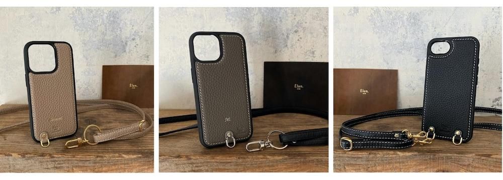 TPUフルカバータイプ 】iPhone シンプルレザーケース - Elan.