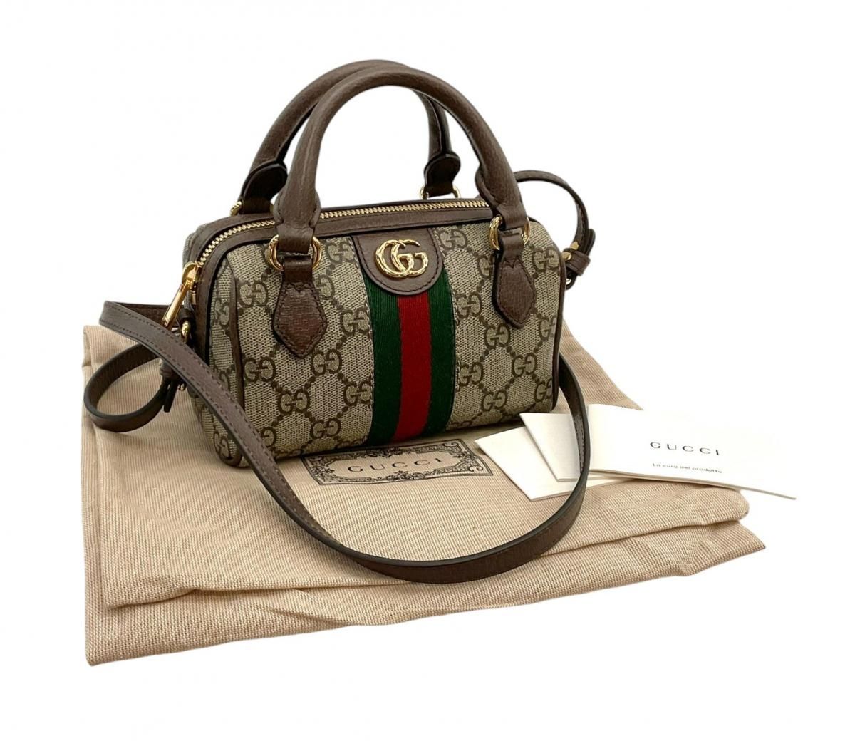 店頭販売品】【新品】GUCCI/グッチ/オフィディア/スーパーミニバッグ