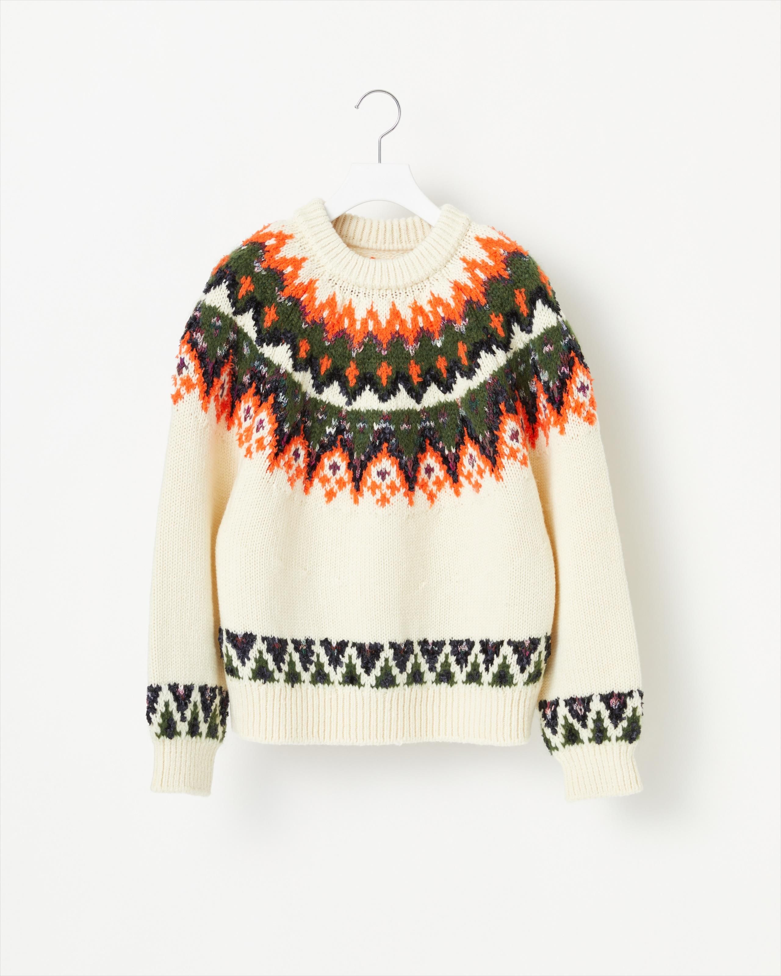 KOHEN NORDIC KNIT PULLOVER - Yonetomi STORE ONLINE｜ヨネトミストア