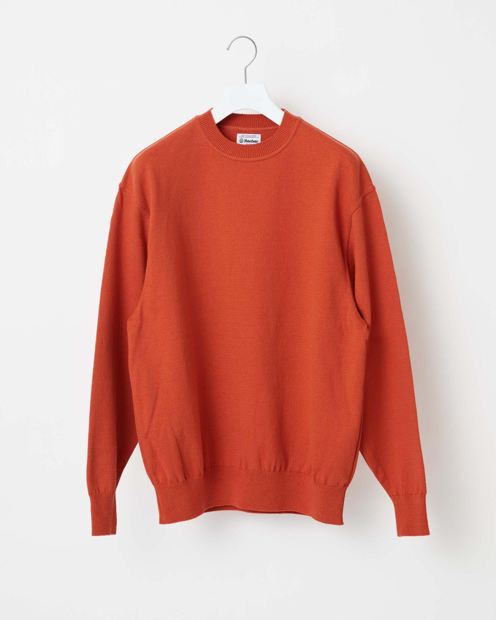 WAVE COTTON KNIT PULLOVER〈SOLID〉 - Yonetomi STORE ONLINE｜ヨネ