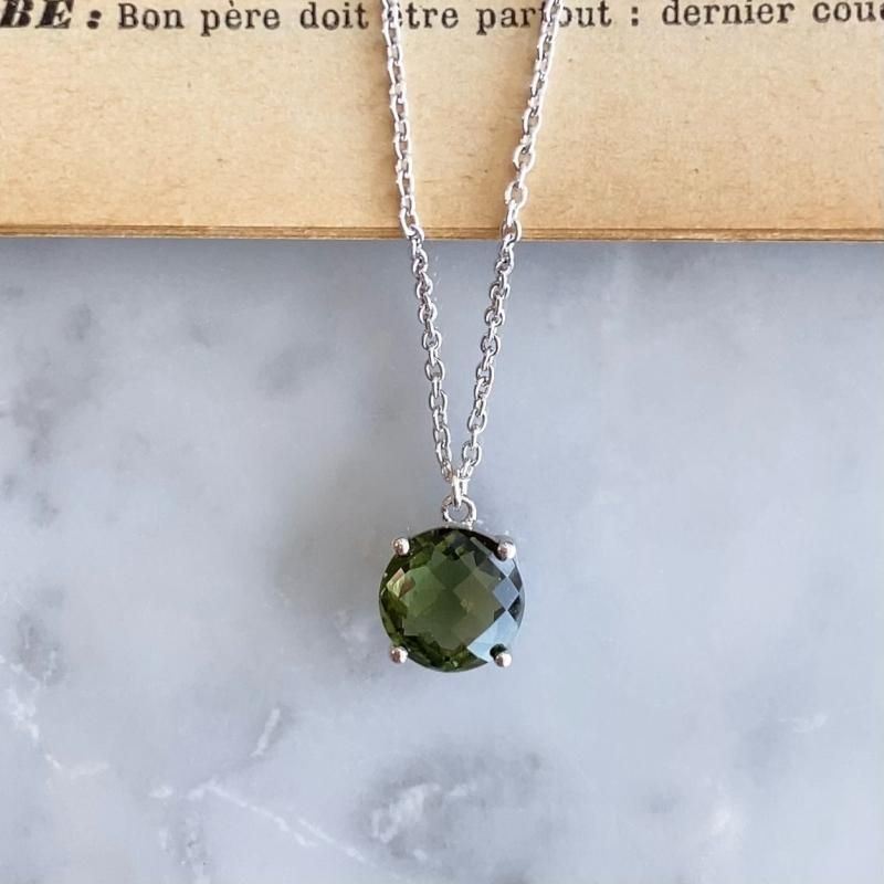 Earth Healing モルダバイトネックレス - 天然石パワーストーン