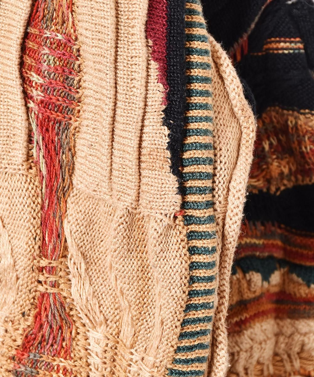 TUNDRA×BARACUTA」カナダ製 3Dニット - 古着屋グレープフルーツ ムーン