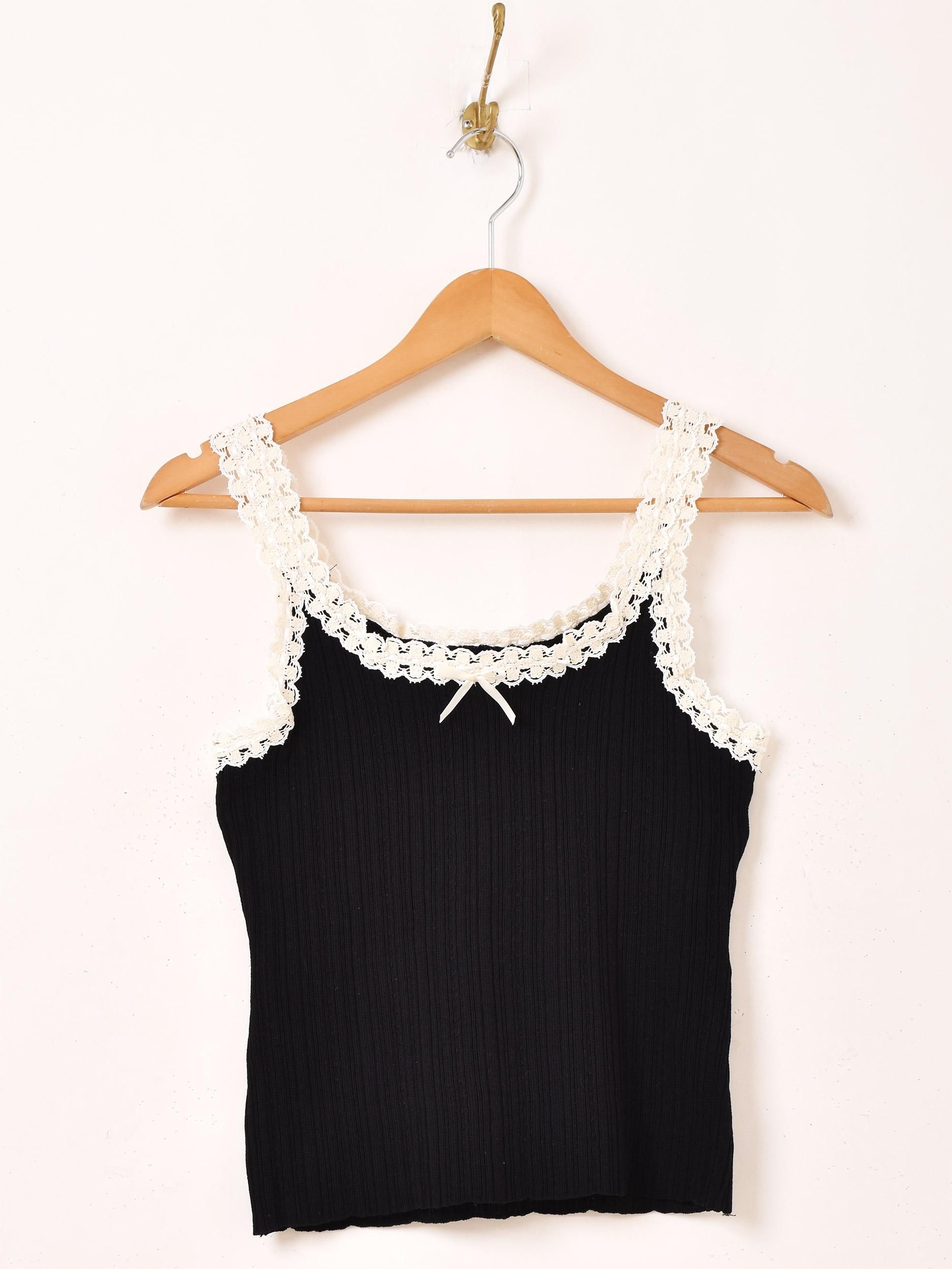 Meridian レース キャミソール | グレー - 古着屋グレープフルーツ