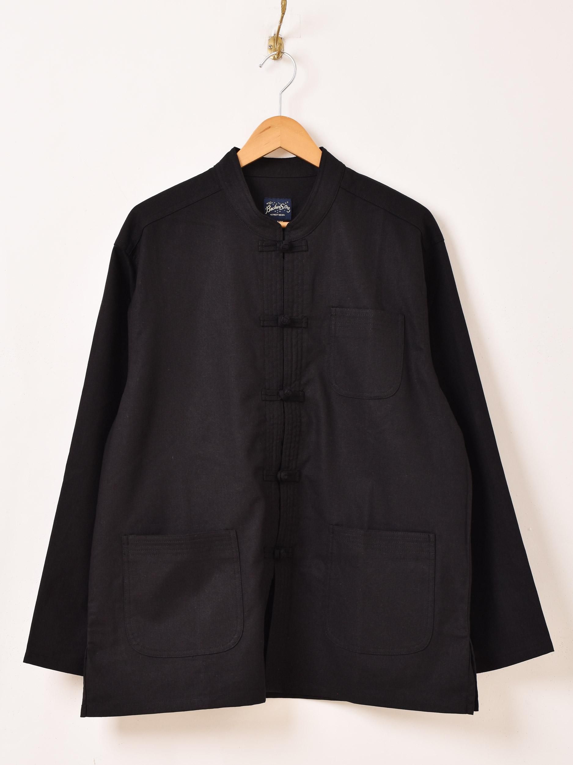 3色展開】「Backers」コットンリネン チャイナボタン 長袖シャツ