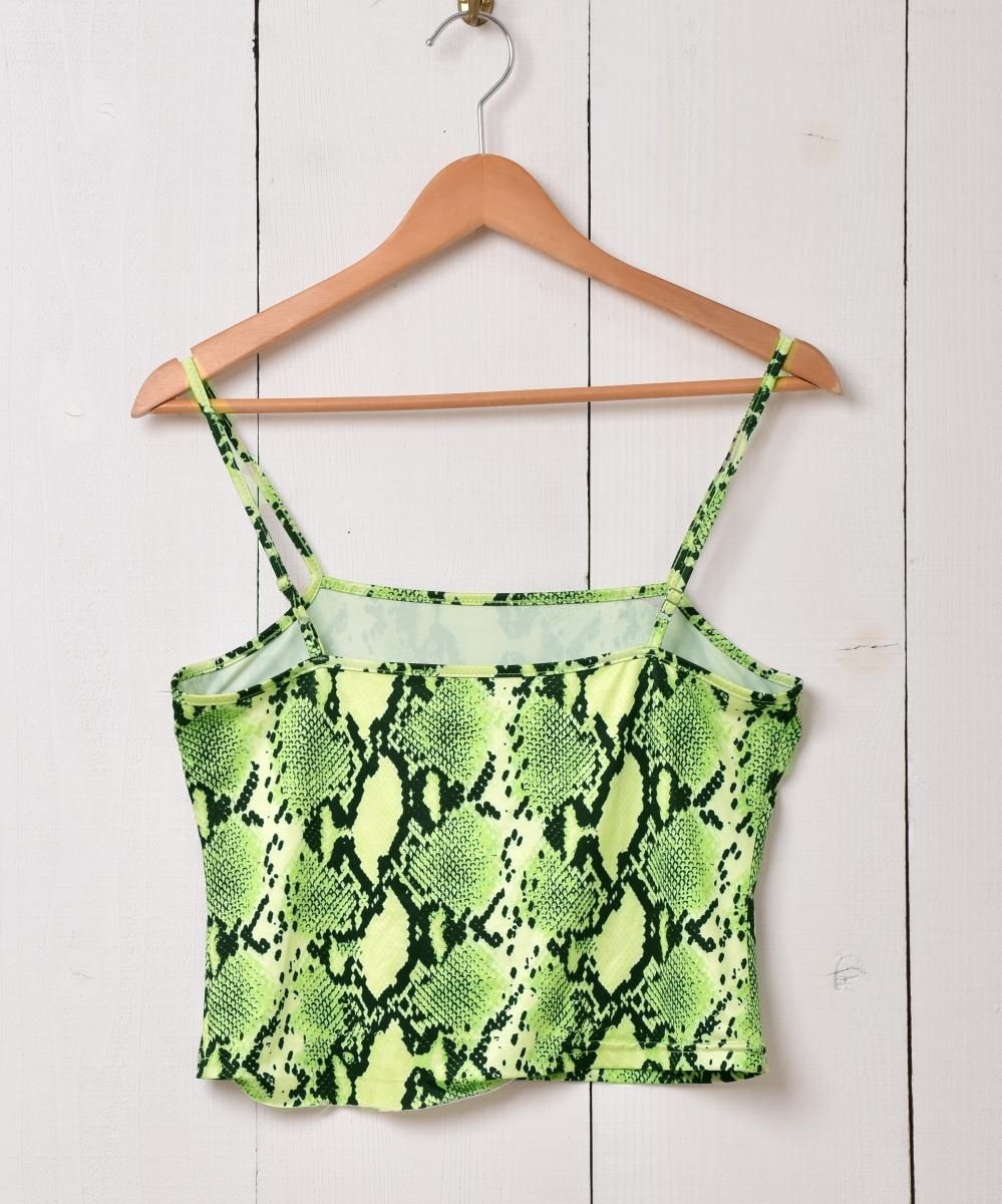 パイソン柄 キャミソール - 古着屋グレープフルーツ ムーン