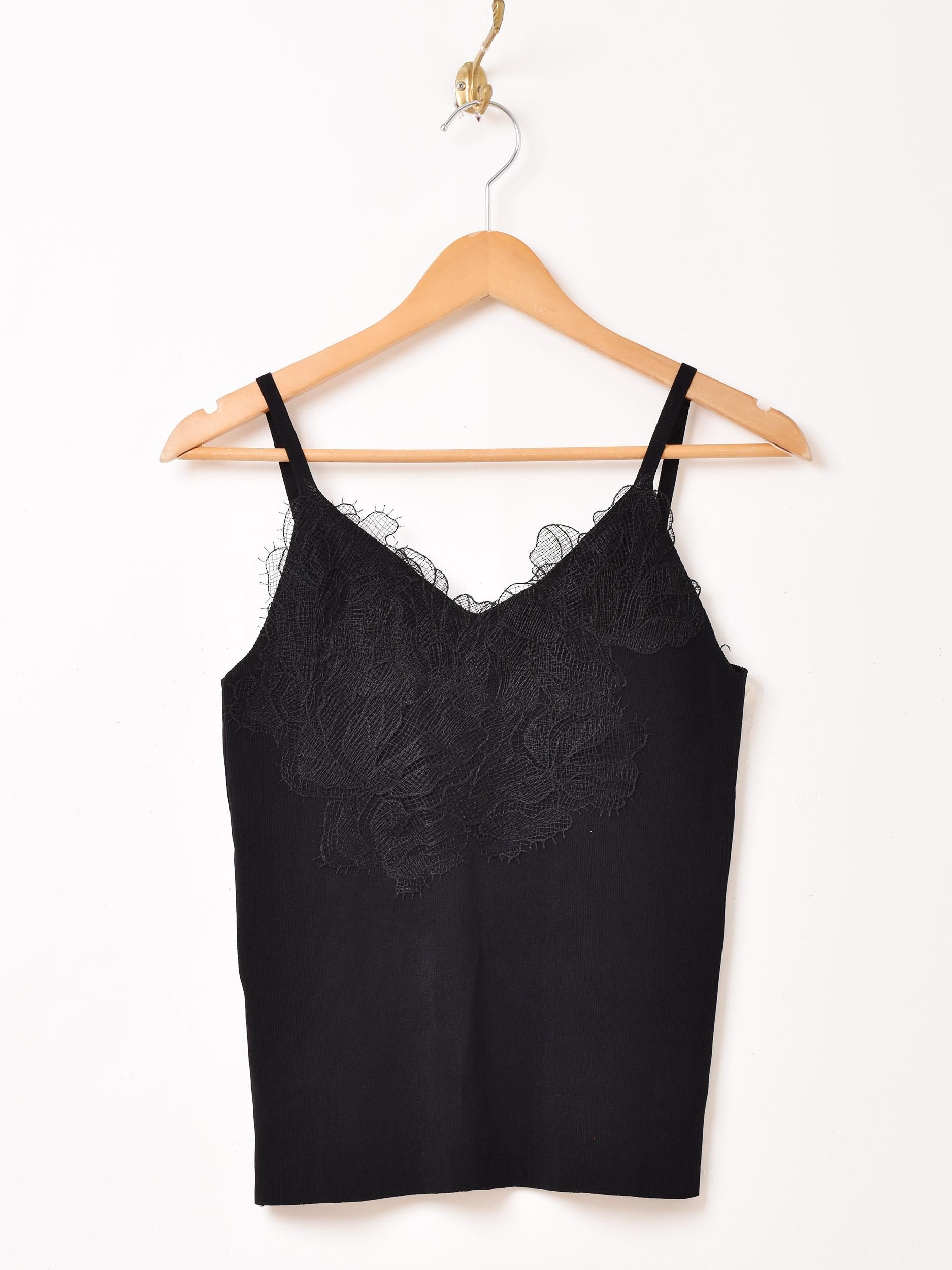 2色展開】「Meridian」レース キャミソール ブラック - 古着屋