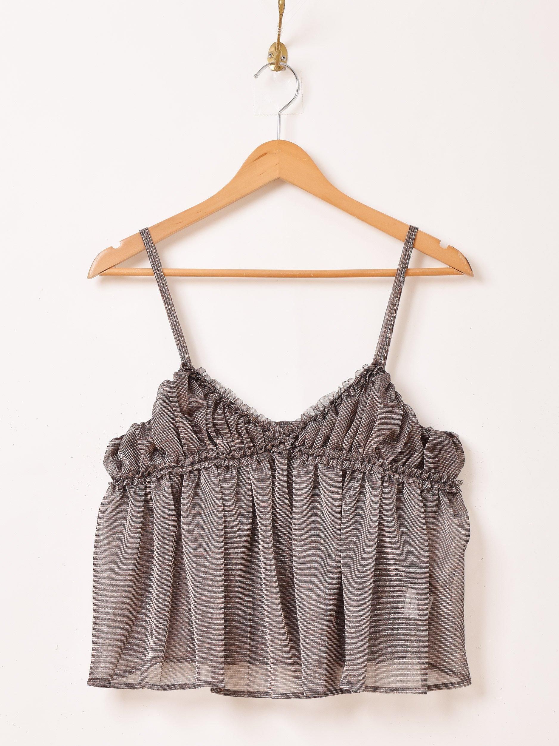 5色展開】「Meridian」チュール ラメ ビスチェ ピンク - 古着屋