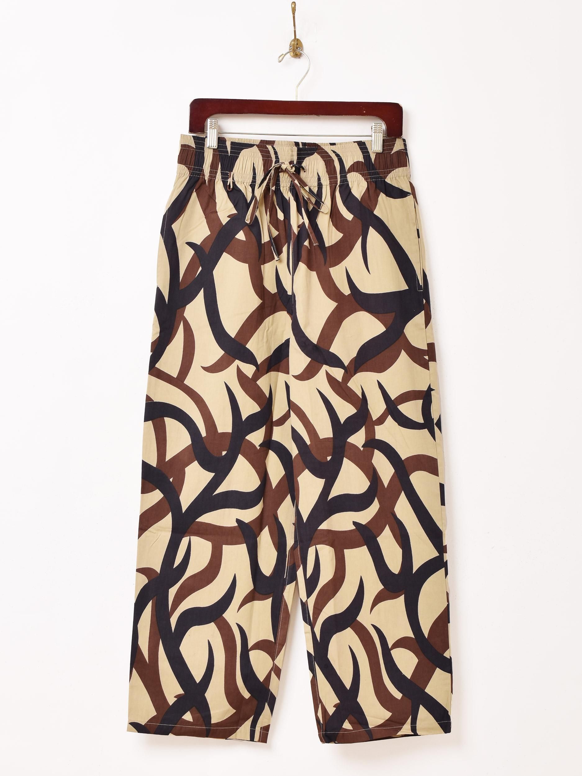 トライバルカモ・イージーパンツ | Backers - 古着屋グレープフルーツ