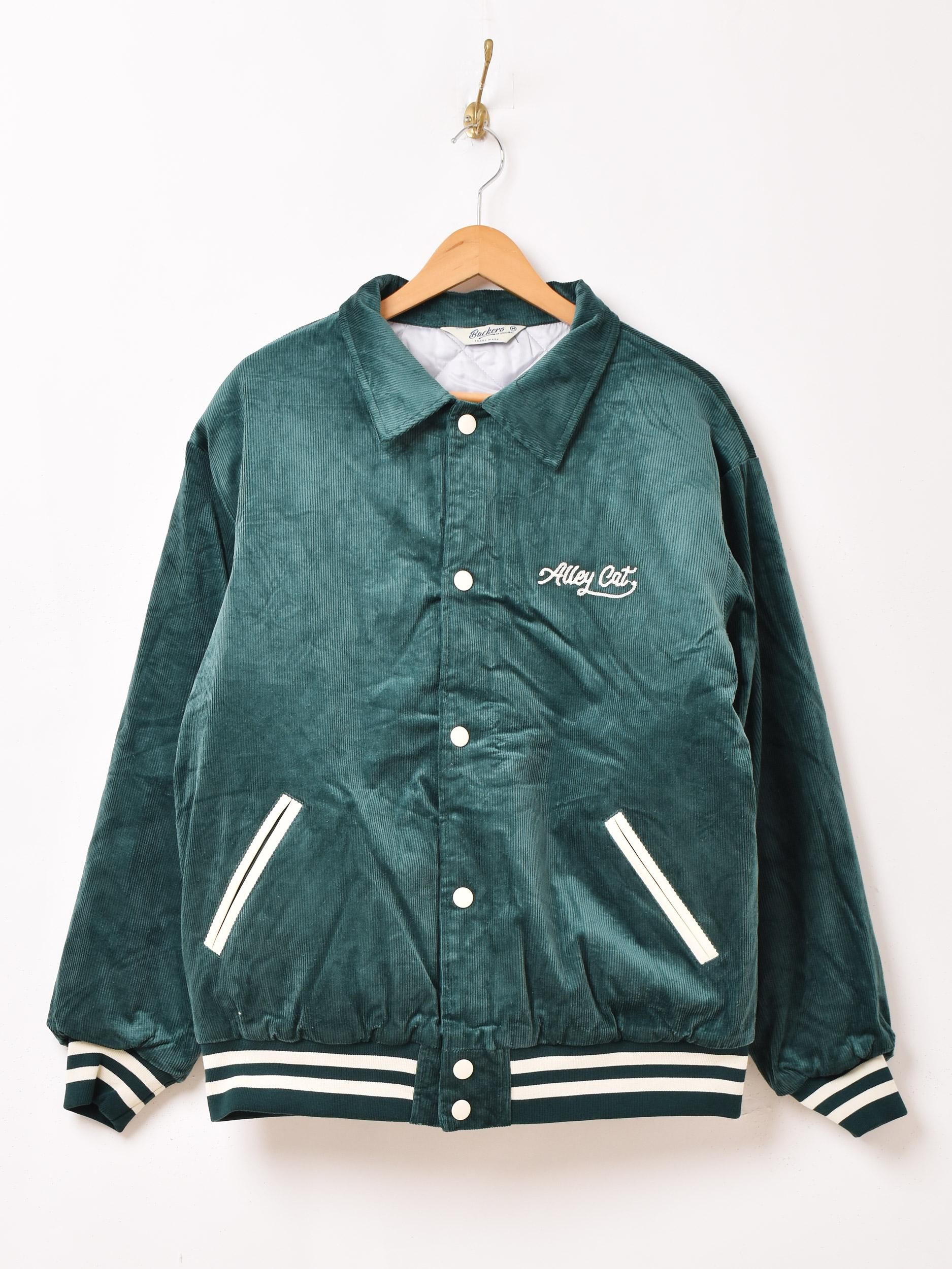 Backers | 刺繍 コーデュロイ スタジャン - 古着屋グレープフルーツ