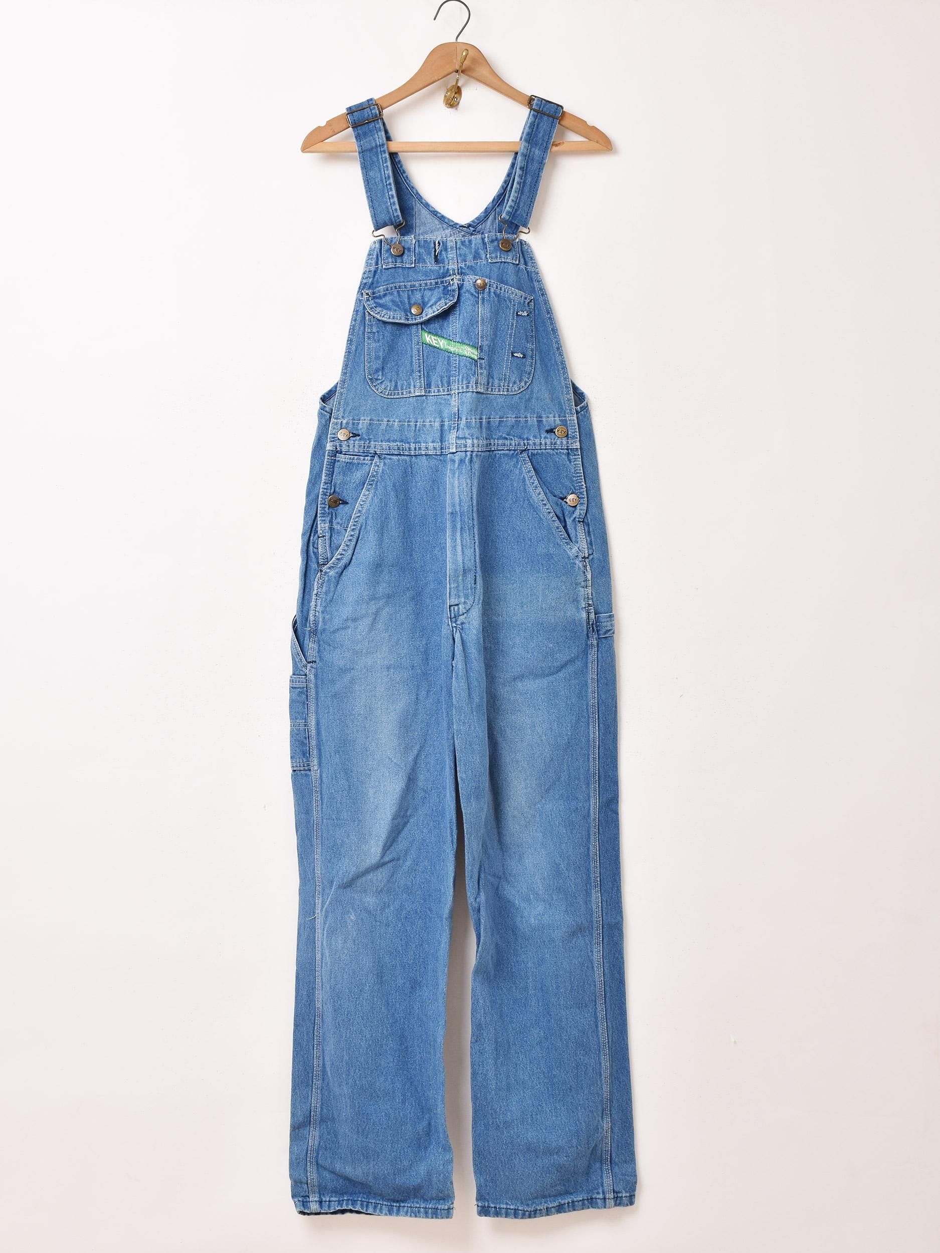 KEYオーバーオール | サックスブルー - 古着屋グレープフルーツ ムーン
