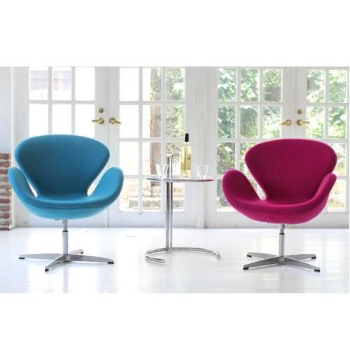 スワンチェアファブリック | モダンデザイン - デザイナーズ家具 リ