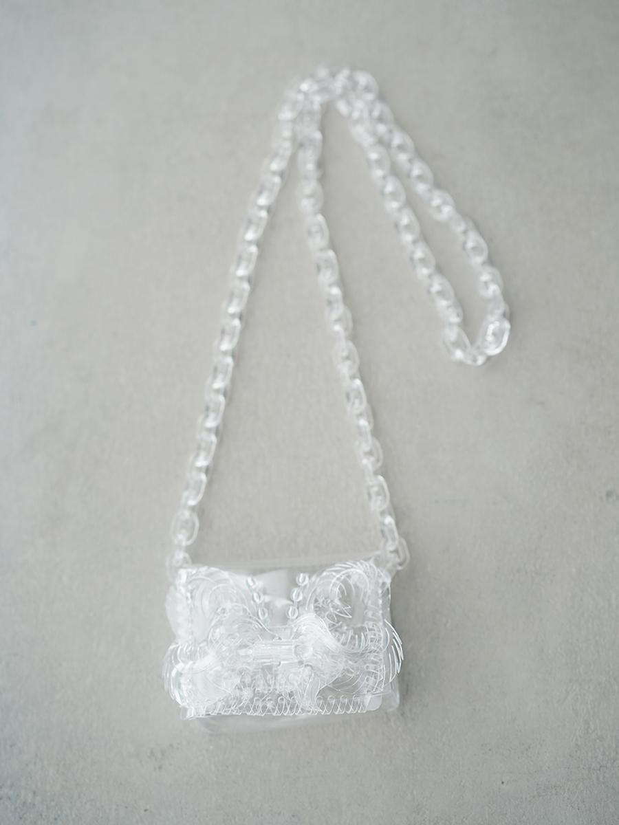 Mame Kurogouchi Transparent Sculptural Micro Mini Chain Bag - Altamira