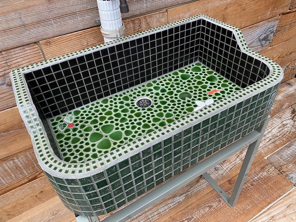 作善堂/SAZENDO SINKS 美濃焼タイルシンク｜レトロでおしゃれな日本製