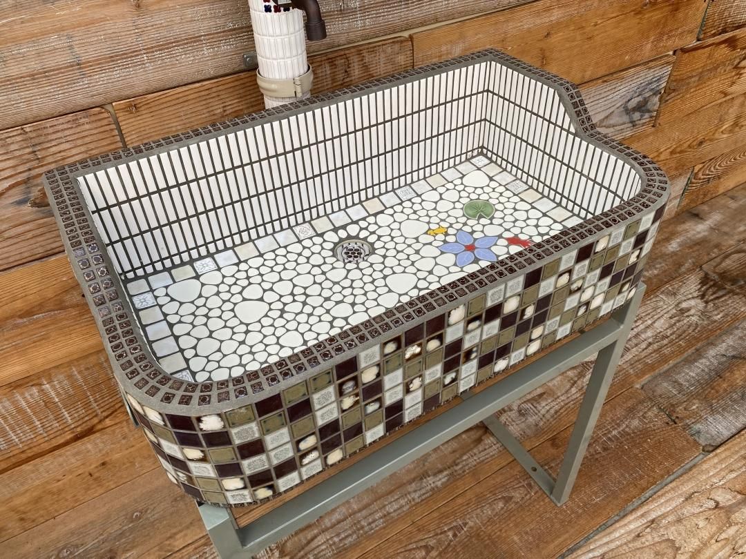 作善堂/SAZENDO SINKS 美濃焼タイルシンク｜レトロでおしゃれな日本製