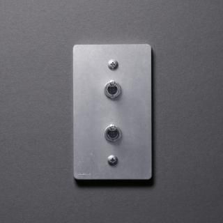 トグルスイッチプレート アルミダイカスト MINI（ZS4-M01） | 東京の町