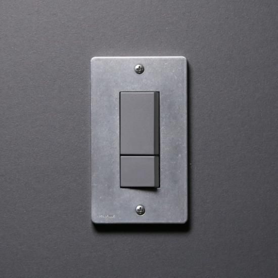 角穴ダイカストプレート＋JIMBO_NKダブル セット ソリッドグレー