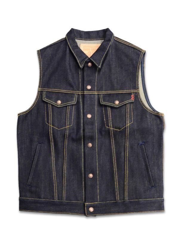 IRON HEART アイアンハート】ベスト / 25ozセルビッチデニム